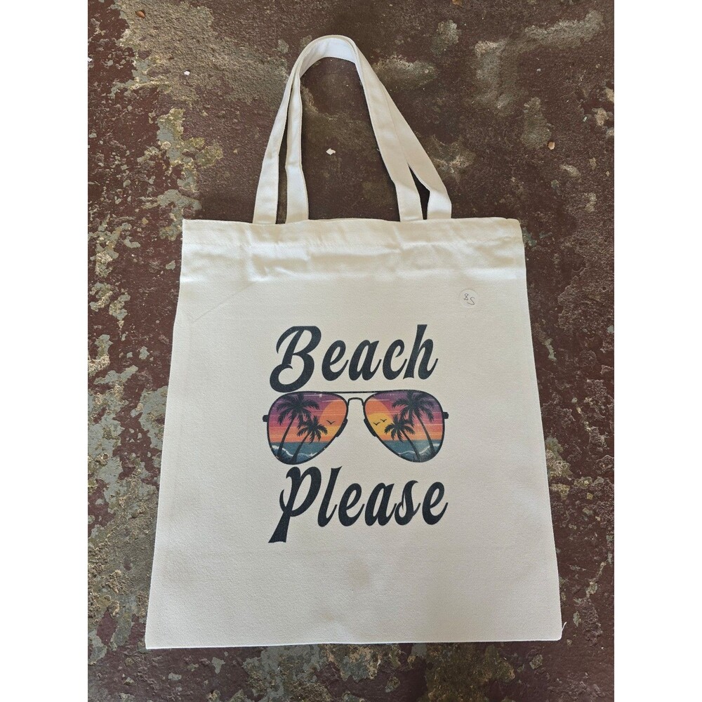 Beach Please Women's Tote Bag Canvas Fashion Vacation